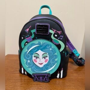 Loungefly Haunted Mansion Madame Leota mini backpack Pristine condition! Worn 1x